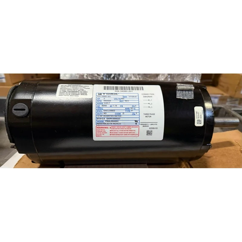 024-34980-201 - Motor, Fan Teao 8 Pole, 2 HP by York