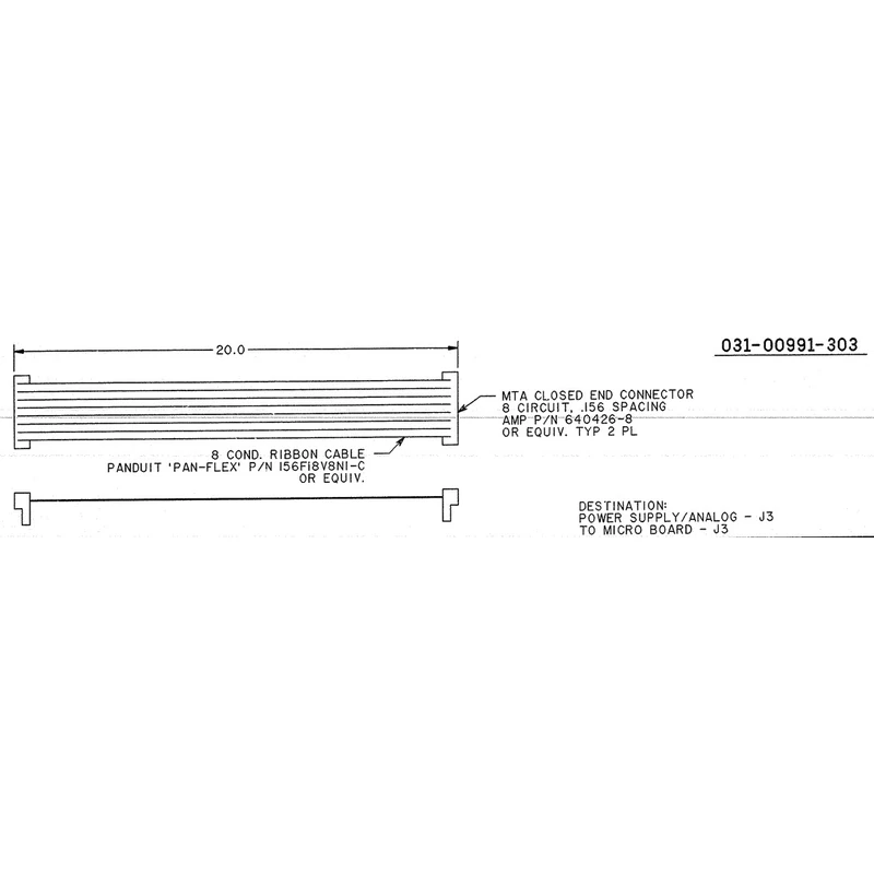 031-00991-303 - Harness Yca Units 20 Inch Long by York