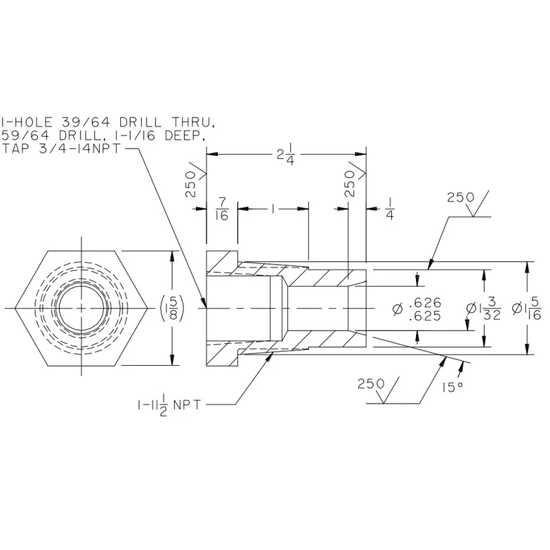 076-32785-000 - Adapter Equalizing Line 26 Diameter by York