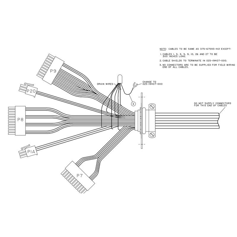 077-29472-412 - Harness Shielded Cable Assembly by York