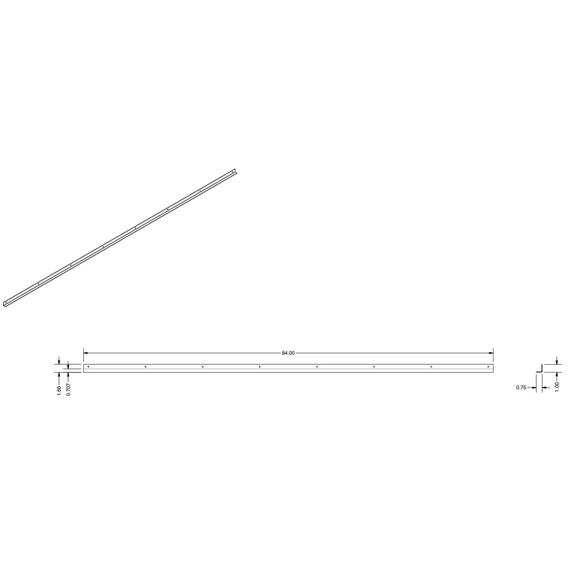 085-20026-066 - Angle Supt Rf Hood by York