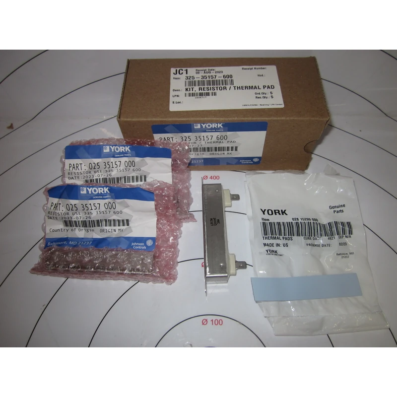 325-35157-600 - Resistor Kit, / Thermal Pad by York