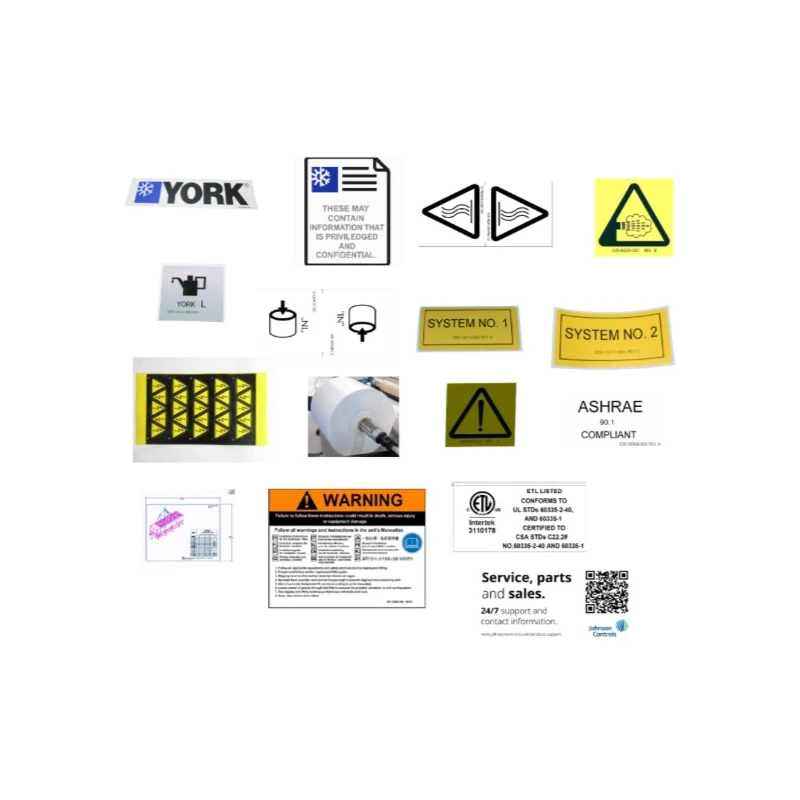 375-51008-002 - Label Mustang Units Kit by York