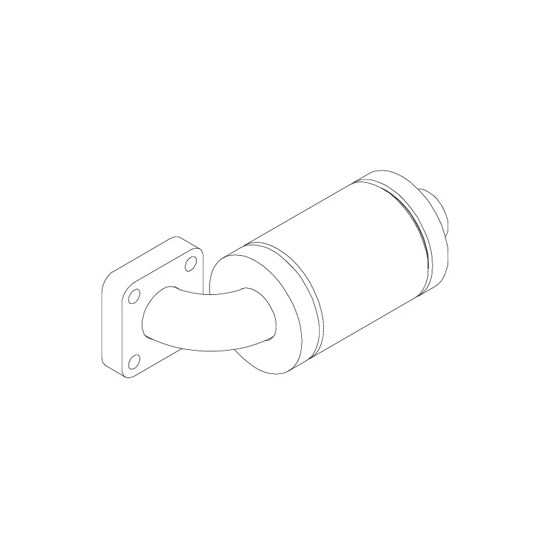 375-55738-000 - Muffler Mustang Discharge by York