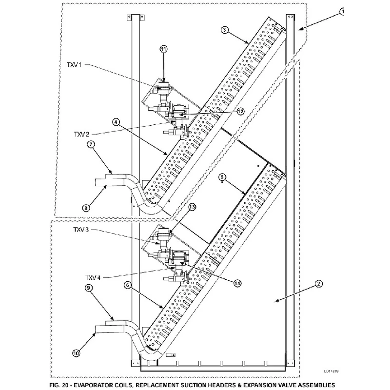 385-10025-131 - Coil Assembly Bottom Stage 2 by York