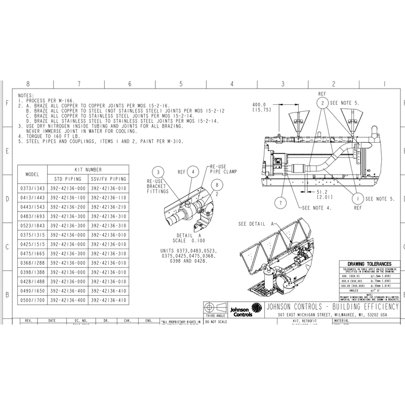 392-42136-010 - Retrofit Piping Kit by York