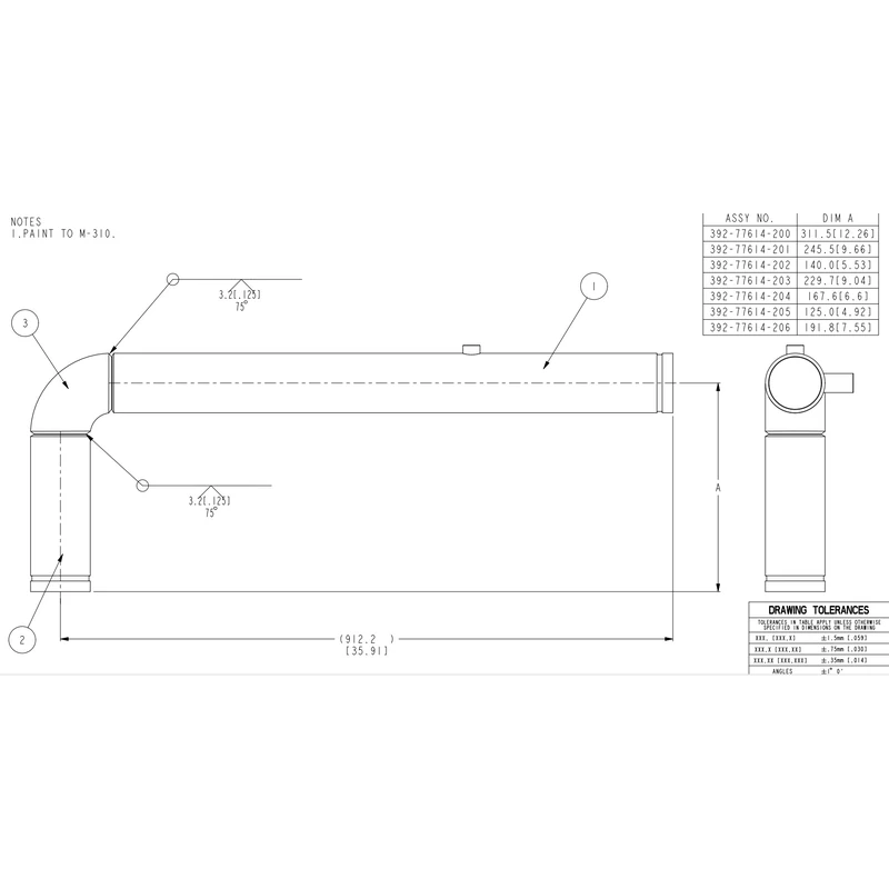 392-77614-200 - Pipe Assembly Extension Kit YLAA by York