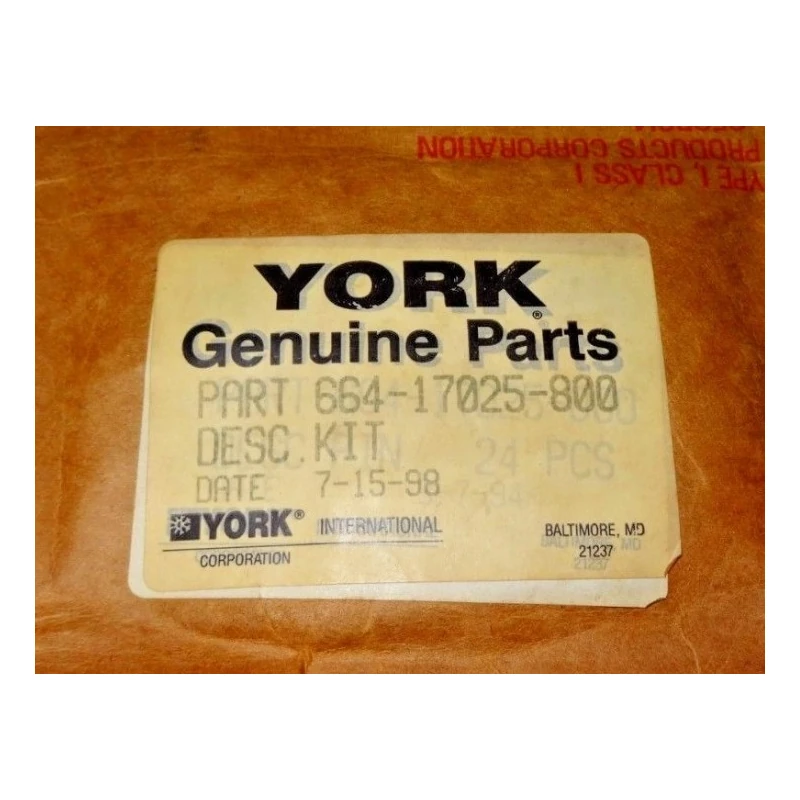 664-17025-800 - 024 Pin Lift 3-3/4 Compressor by York