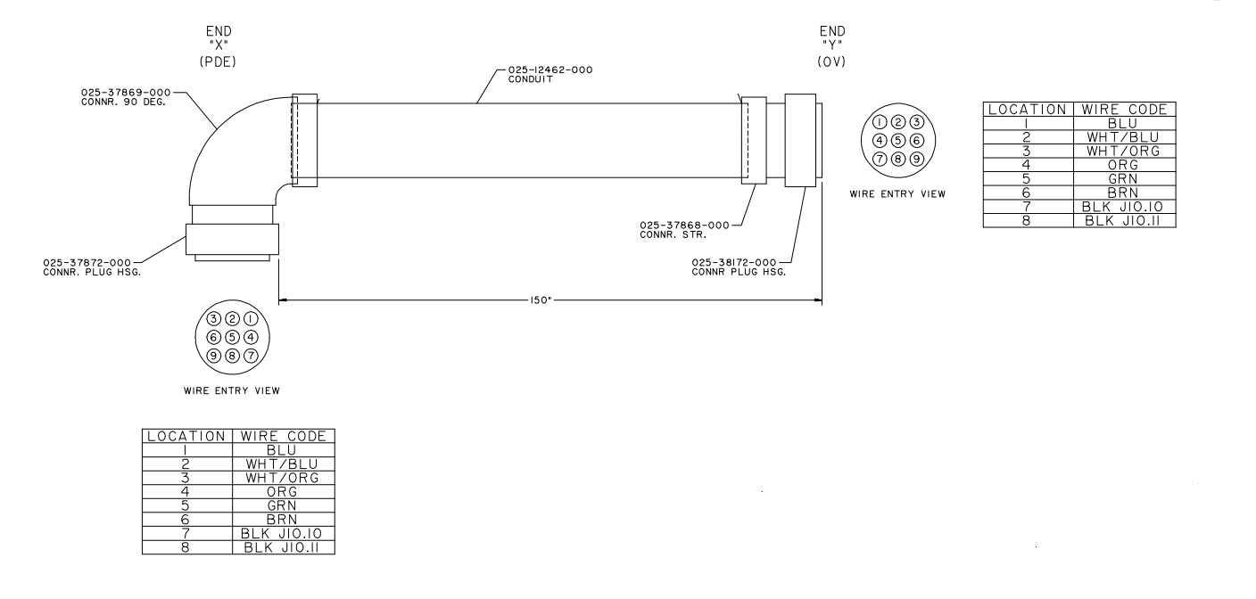 392-77631-201 - Harness YMC2 M2 Pde to OV by York