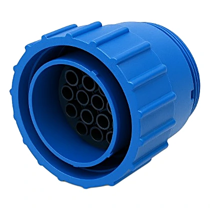 025-28383-002 - 9 Pin Plug Blue by York