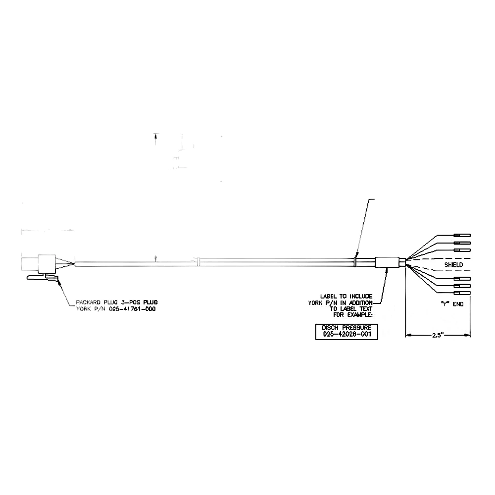 025-42028-002 - Wiring Harness by York