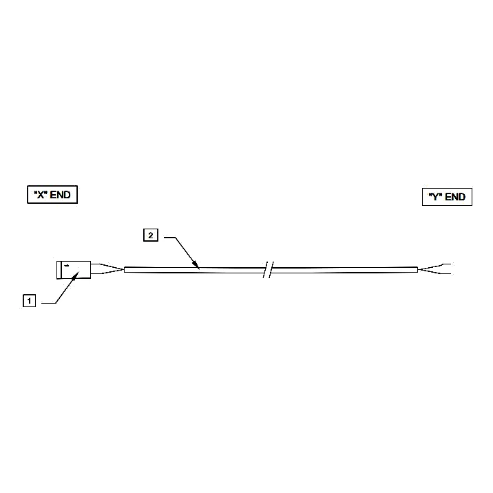 025-45526-001 - Harness 2 Conductor Sensor by York