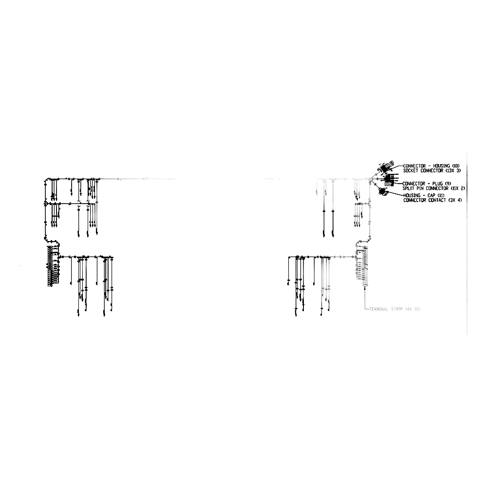 025-49459-000 - YLAA/Tempo, Cntl Harness, 4COMP/4 by York