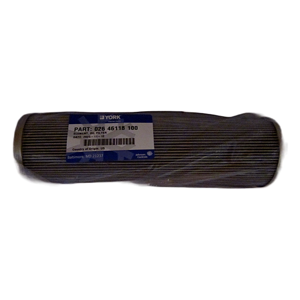 026-46118-100 - Element, Oil Filter by York