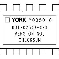 031-02547-102 - Eproms by York