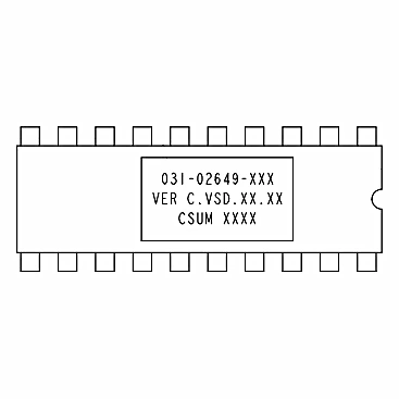 031-02649-014 - EPROM Flash Card Frame by York