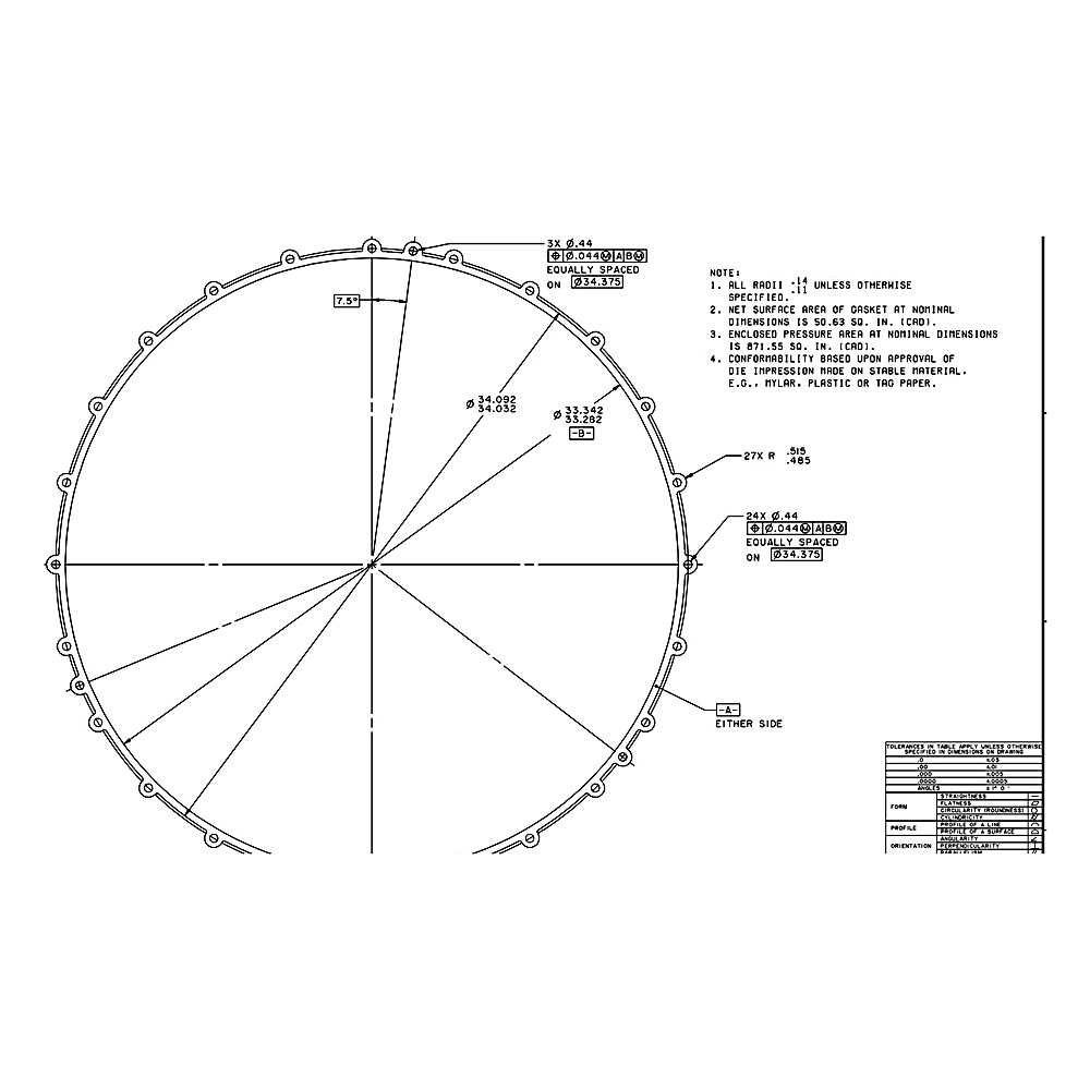 064-46996-000 - Rotor Sup Gasket Tj-85 and 95 by York