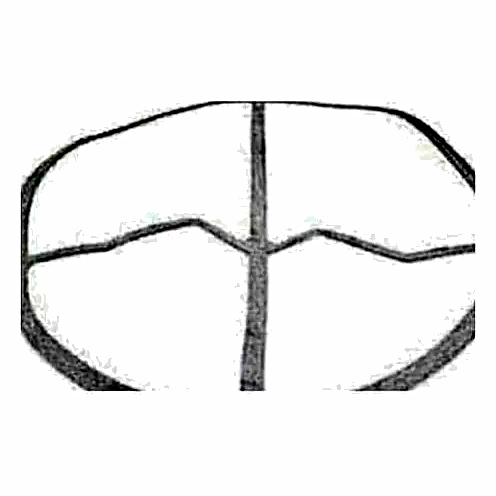 075-84279-000 - Baffle Gasket 2 Cir 2P 14.375 by York