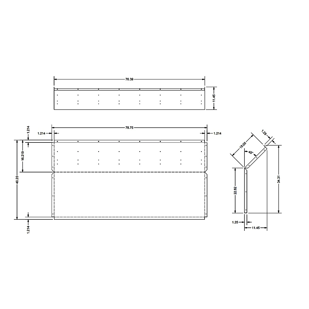 085-01430-002 - Panel Top Exhaust Hood 70-85 by York