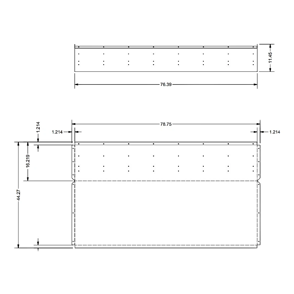 085-01430-003 - Panel Top Exhaust Hood by York