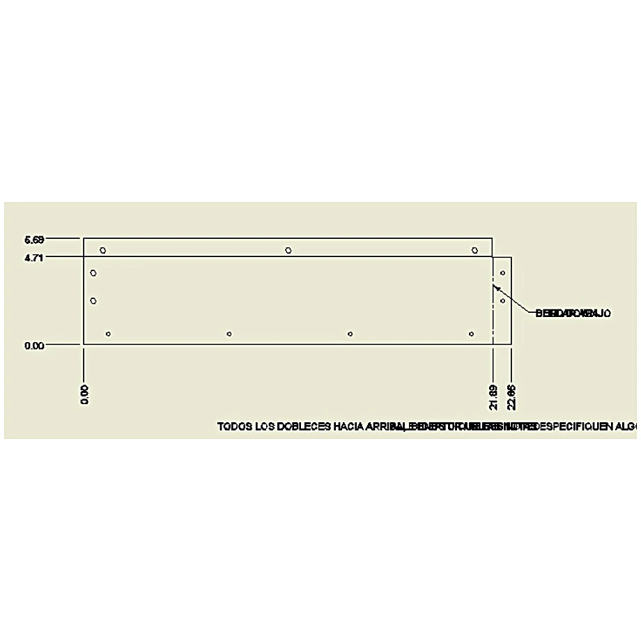 085-10000-027 - Fabricated Sheet Metal Transition Top by York