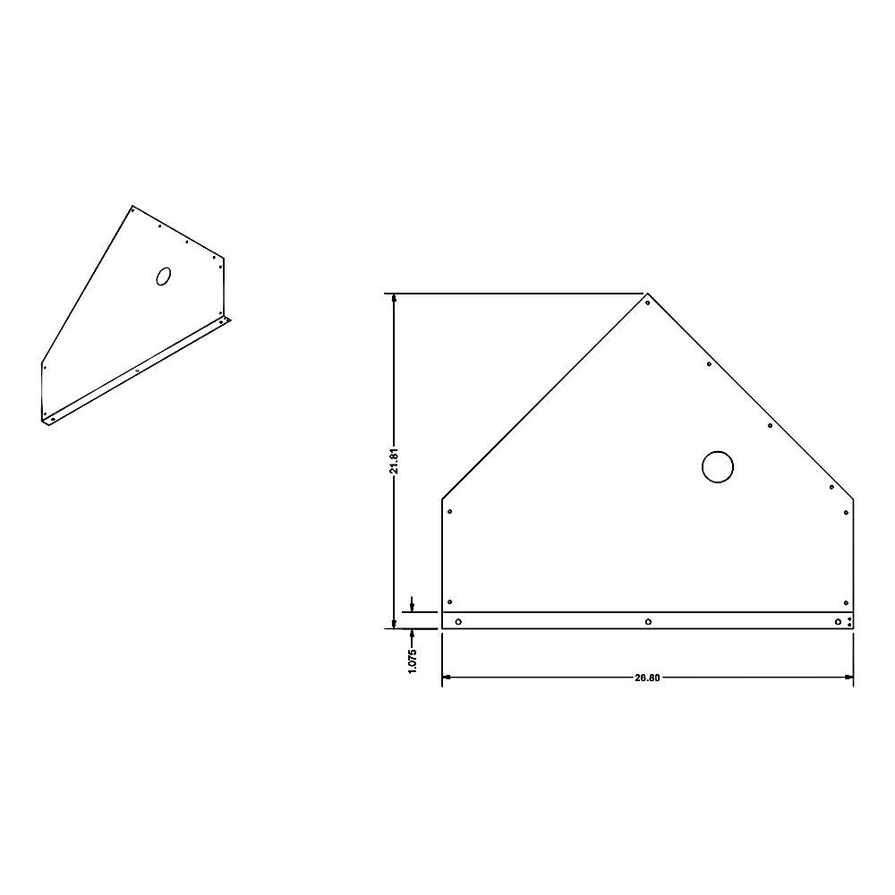 085-20026-062 - Panel Side RH Exhaust Hood Rf by York