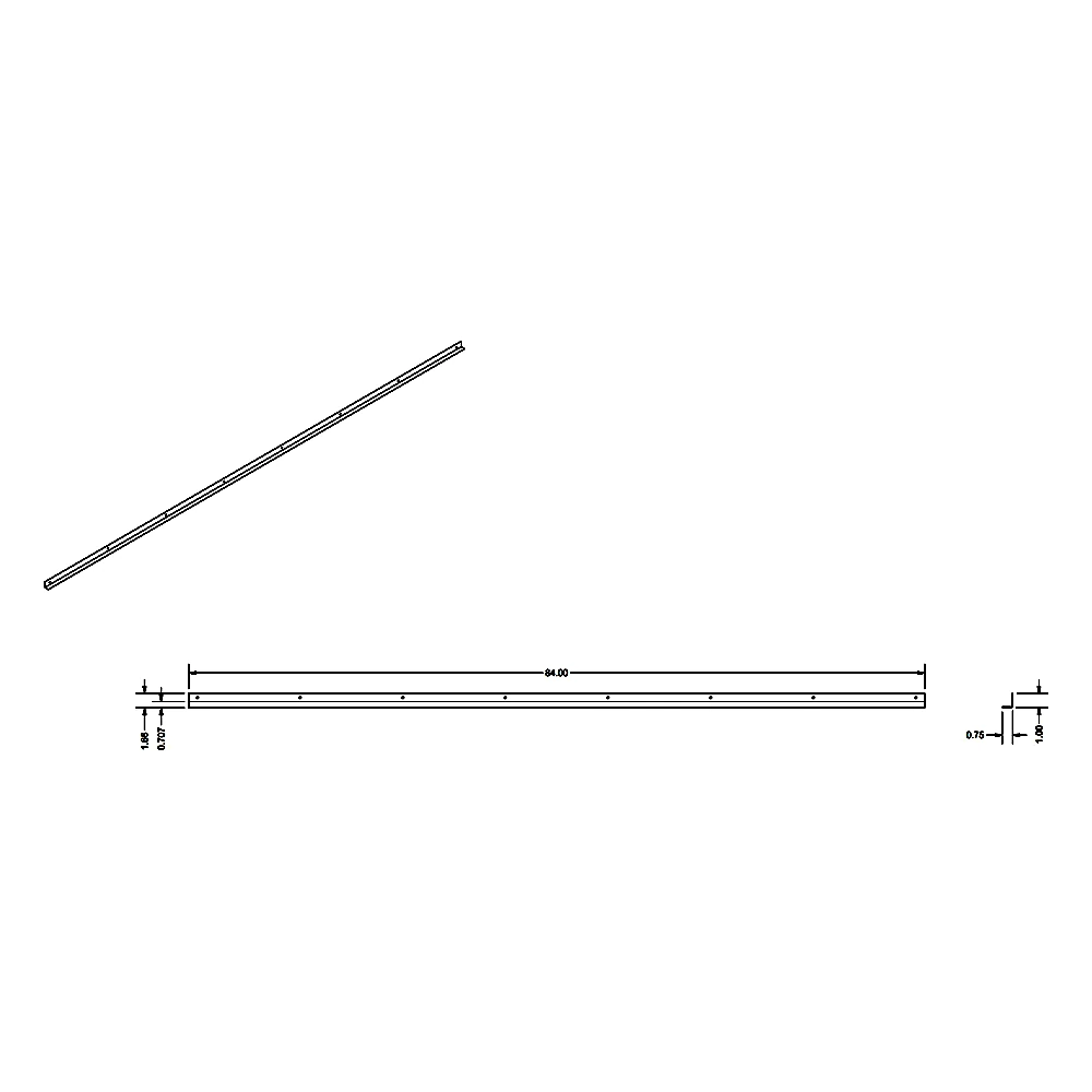 085-20026-066 - Angle Supt Rf Hood by York