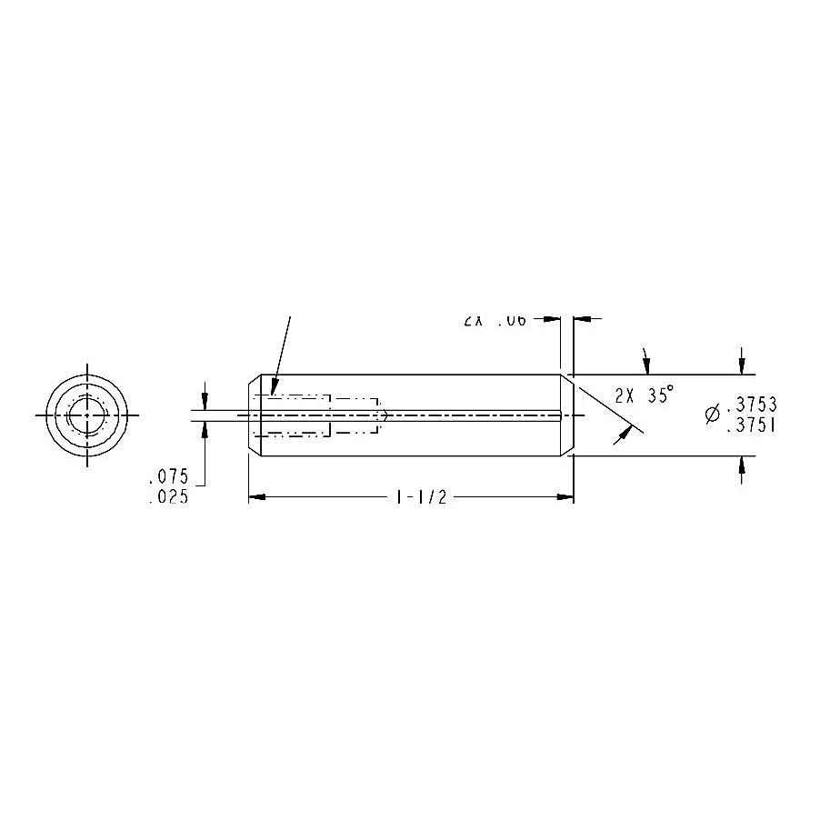 229-18460-800 - Pin Dowel Tapped Kit by York
