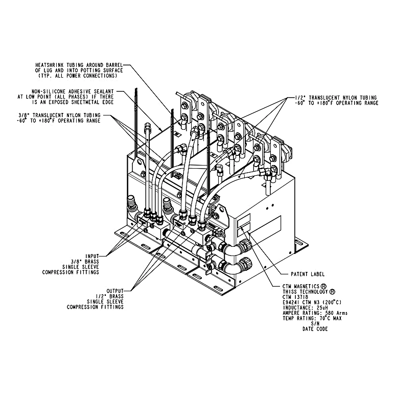 325-51687-601 - Inductor Kit, 612 Amp by York
