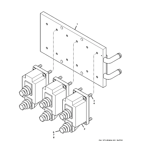 371-02464-101 - Module, Diode Bridge 900/1100 by York