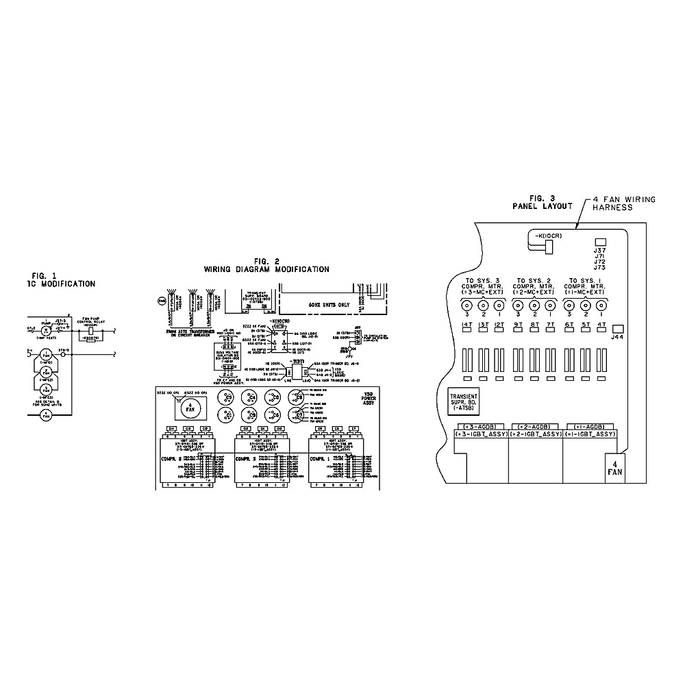 371-04181-491 - Kit Single Fan Wiring Upgrade by York