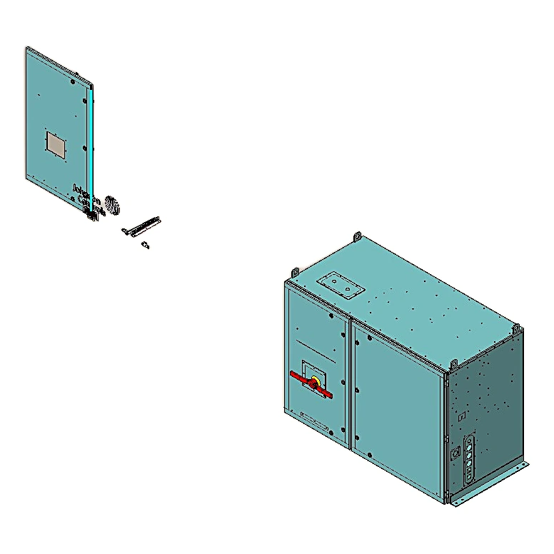 371-08909-653 - Left Door Kit 50 Hz Raptyr by York