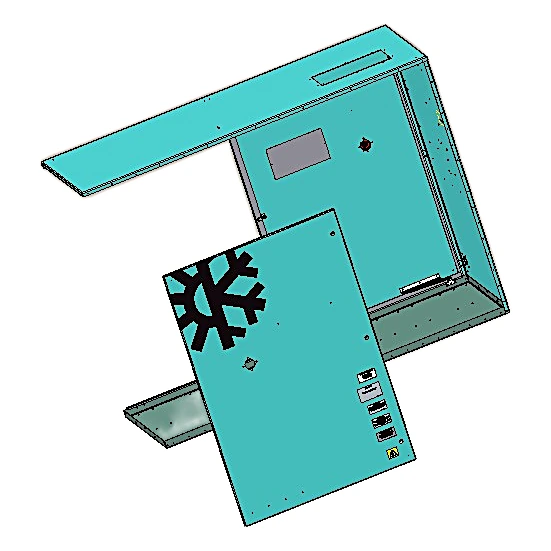 371-08918-605 - Left Door Kit, 1050 Amp PYT by York