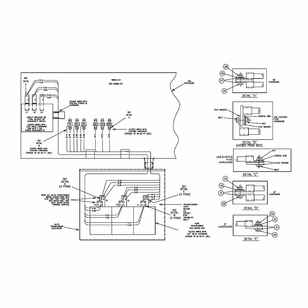 375-55899-001 - Wiring Kit by York