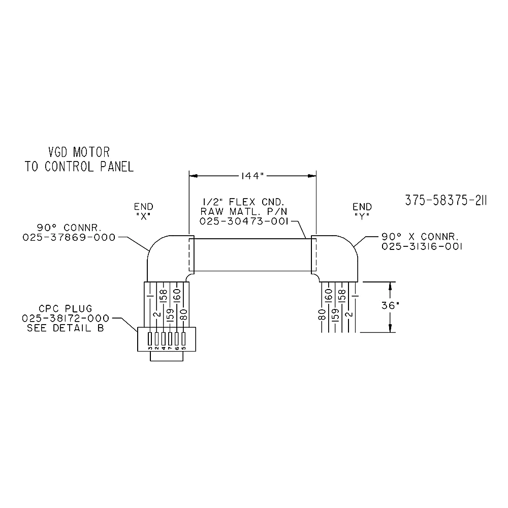 375-58375-211 - Harness YK Mod F VGD by York