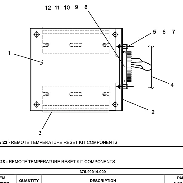 375-90914-000 - Remote Current Temperature Kit by York