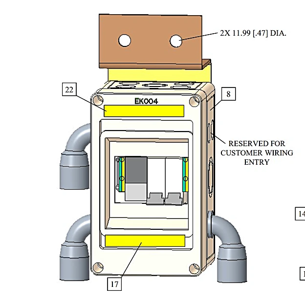 375-94414-005 - Water Boxes Heater Kit 115 Volts by York