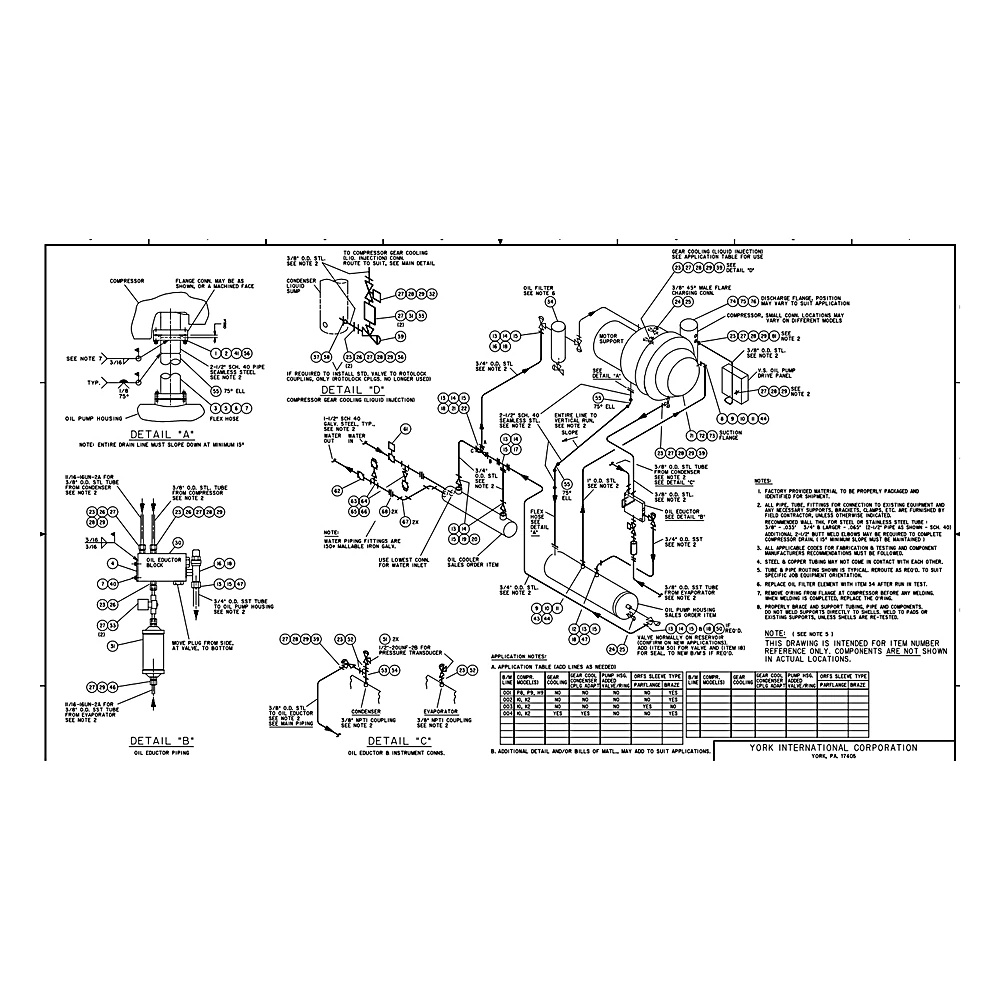 377-26736-002 - Kit Installation Piping and Mechanical by York