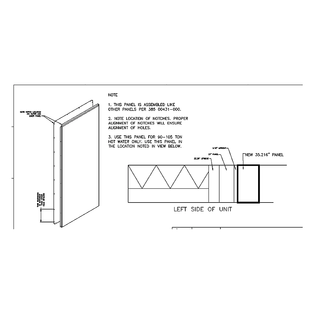 385-00431-112 - Panel Eehalf 90.105 by York