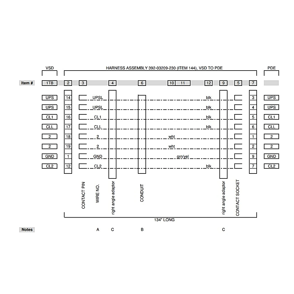 392-03209-230 - Wiring Harness YMC2 by York