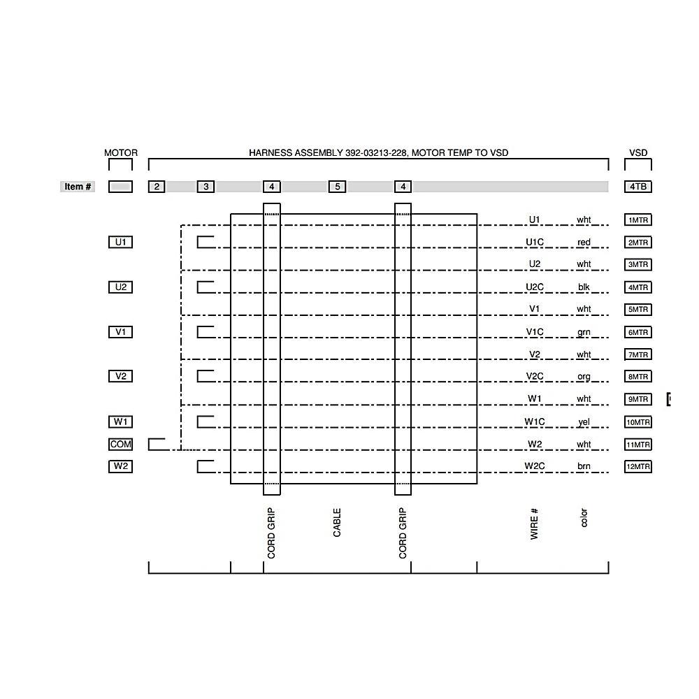 392-03213-228 - Wiring Harness Ymcc by York