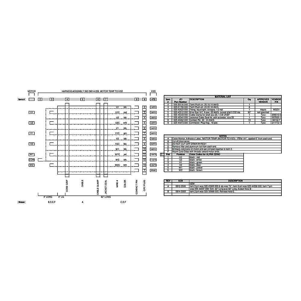 392-09014-228 - Wiring Harness by York