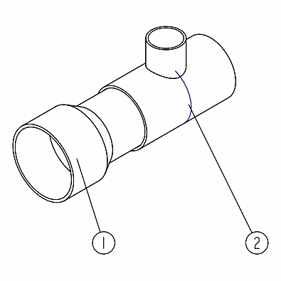 392-16564-000 - Tee Assembly YVWA by York
