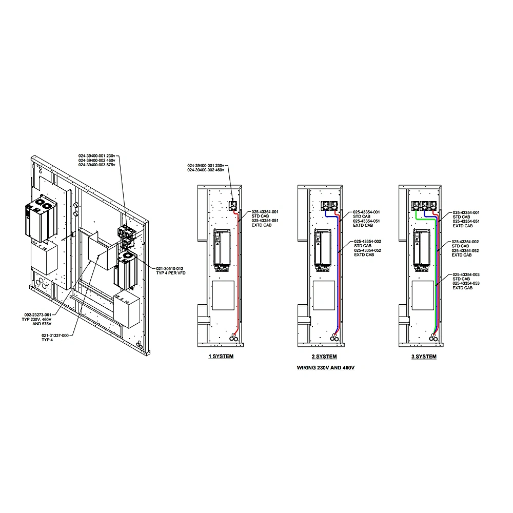 392-23273-450 - VFD 68 Assembly and Wiring by York