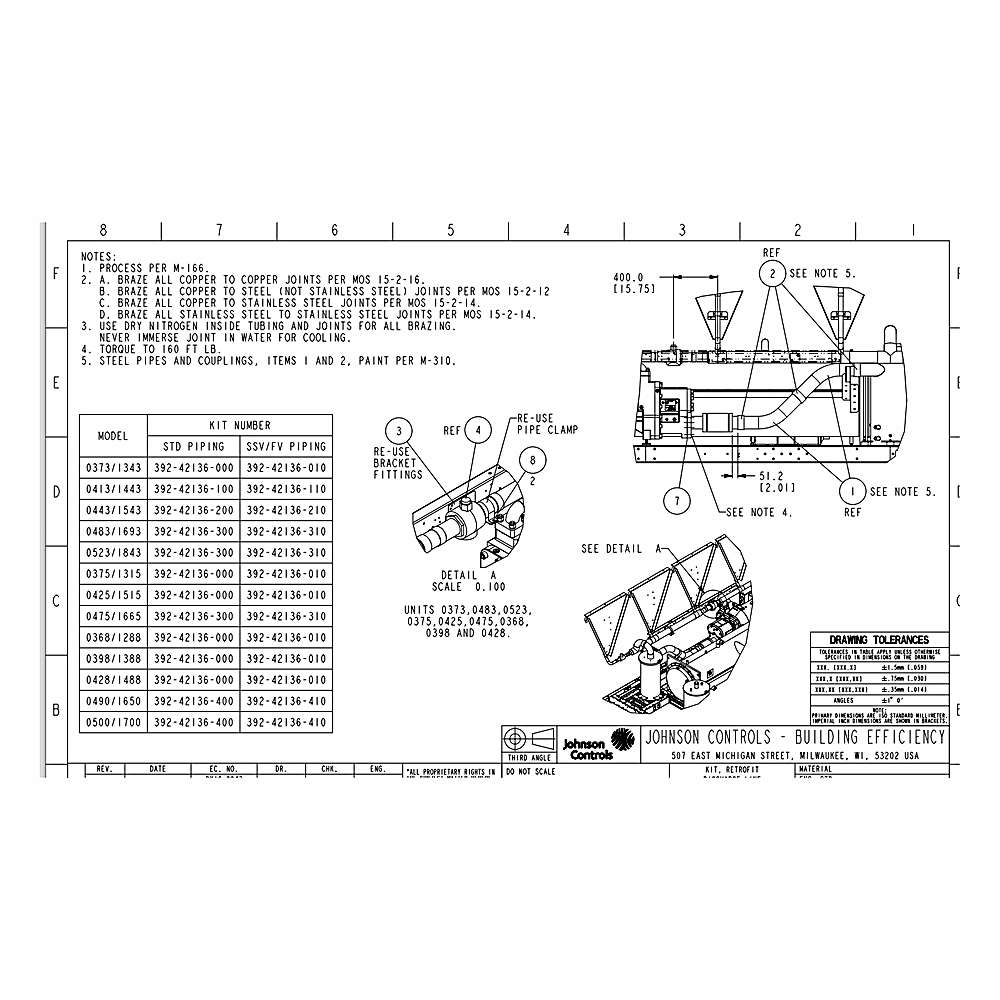 392-42136-000 - Retrofit Piping Kit by York