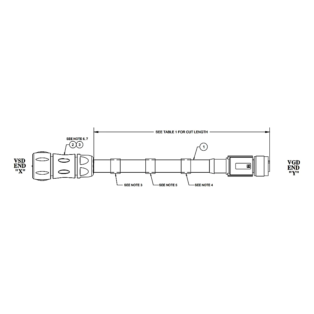 392-51870-620 - Harness, VSD to VGD, Mag/Oil-YZ by York