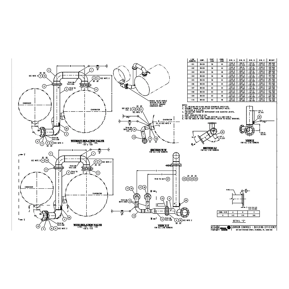 392-63795-106 - Liquid Line, Ffbp, with ISO Kit, 8 Inch by York