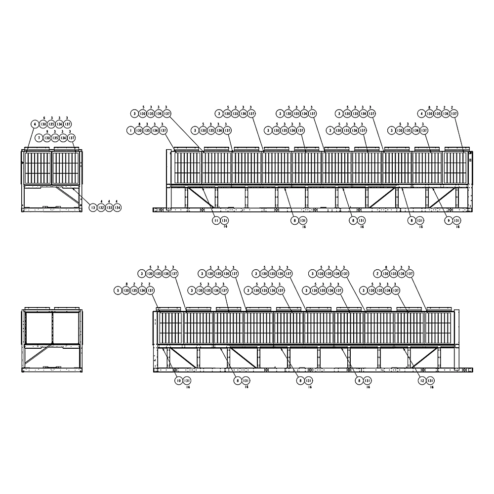 392-93248-261 - Kit Louver Panel Top Rear by York