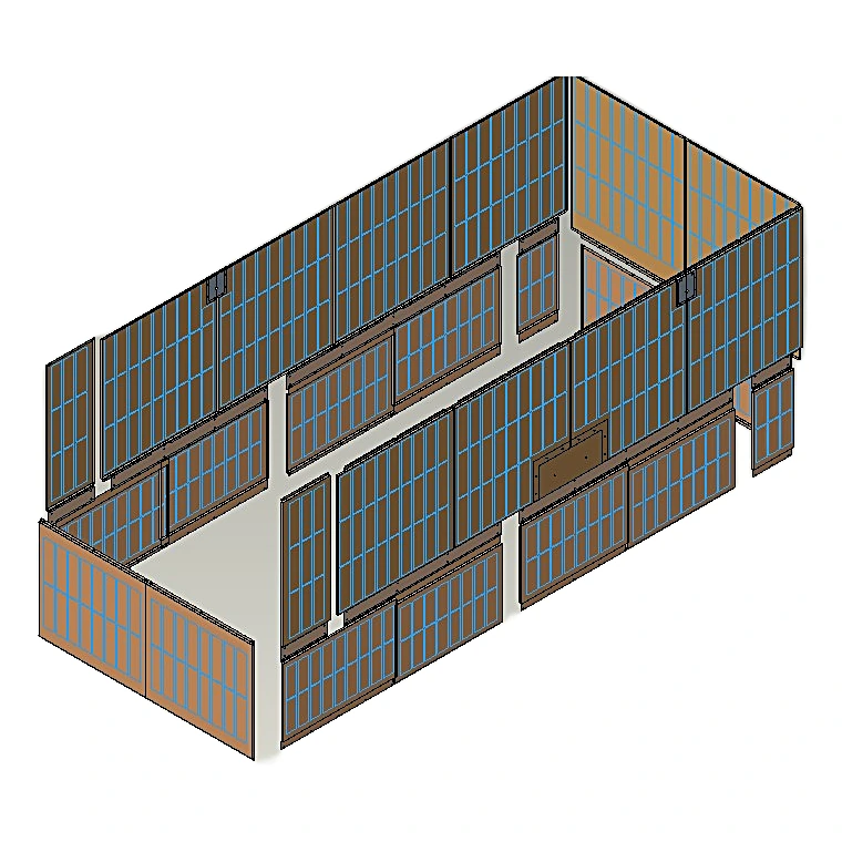 393-61190-100 - Louver Kit, YVAA-B 8 Fan by York