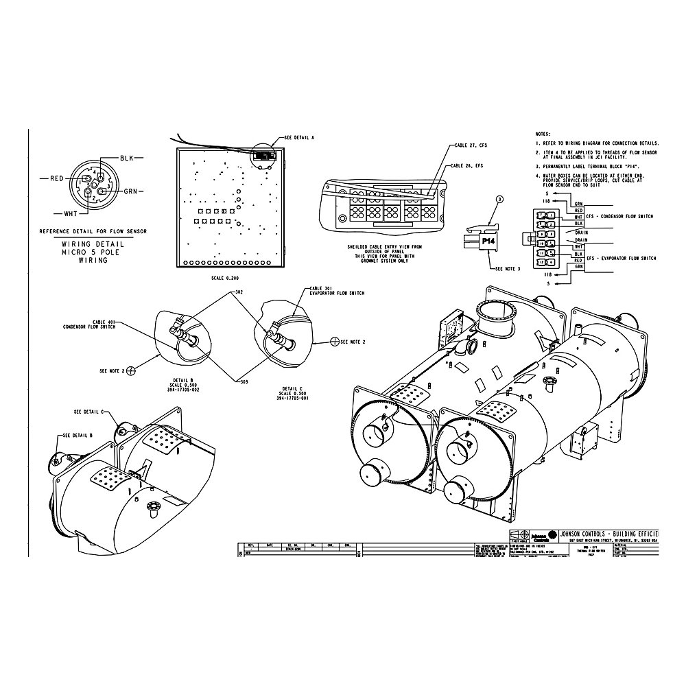 394-17705-002 - Kit Wiring, Condenser Flow Switch by York